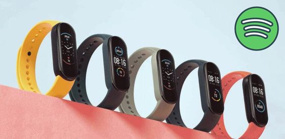 Fitness band spotify on sale