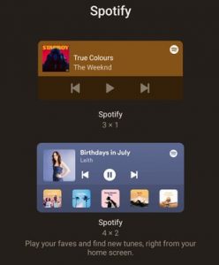 Poner Spotify en Widget para Android/iOS/Windows/Mac - Tunelf